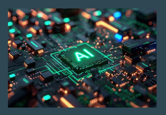 AI hardware chip by NeuroLogic AI for advanced artificial intelligence processing.
