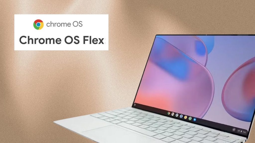 ChromeOS Flex installed on an old Windows laptop.