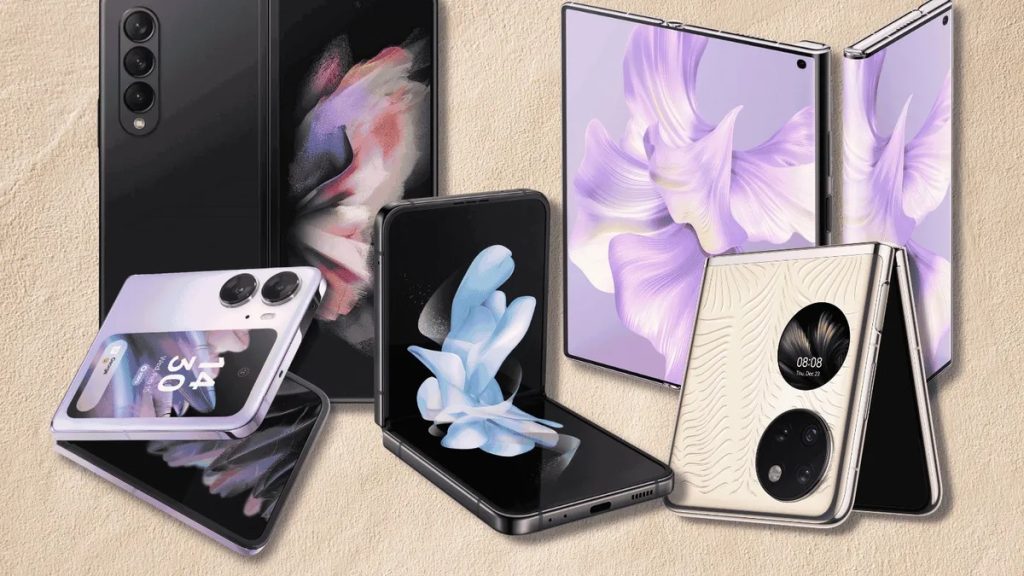 foldable and rollable phones 2025 design comparison folded and unfolded