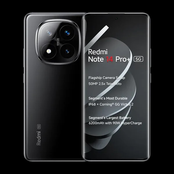 Redmi Note 14 Pro budget smartphone with AMOLED display and quad cameras 2025