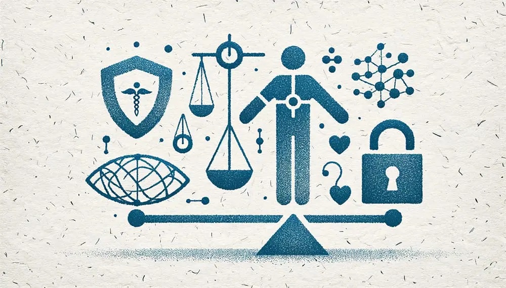 Balancing innovation and privacy in wearable healthcare technology.