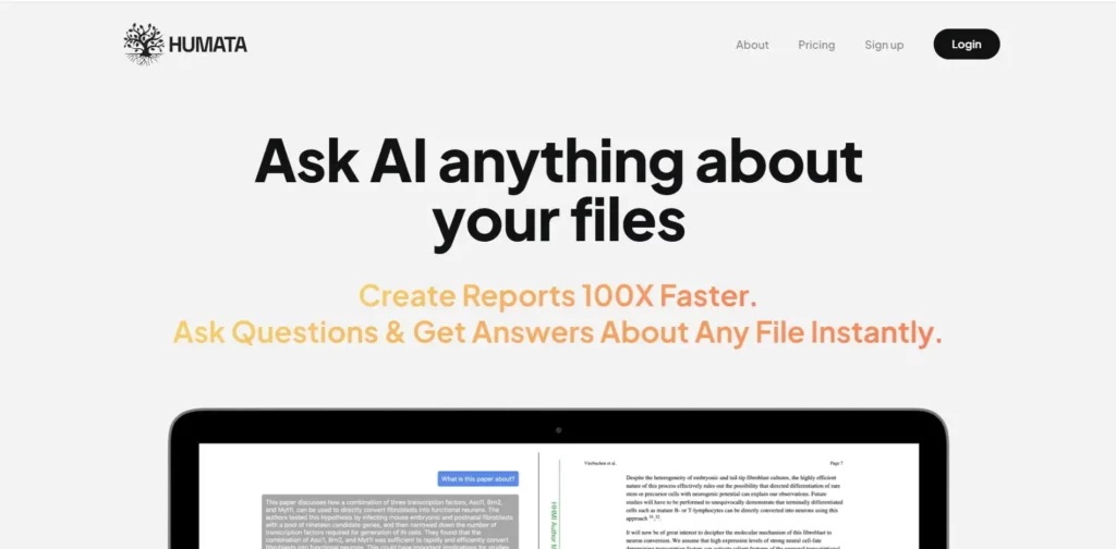 Humata AI - your PDF whisperer