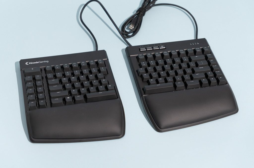 Ergonomic keyboard for programmers 2025 with split design and wrist support