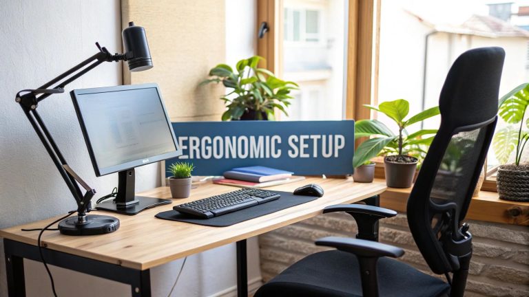 Ergonomic desk setups explained, build a desk your body actually likes Ergonomic desk setups