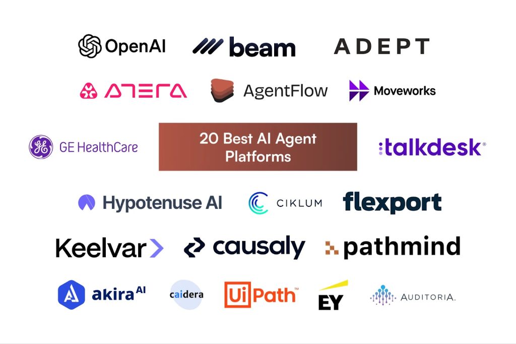 Overview of popular AI agent platforms and tools
