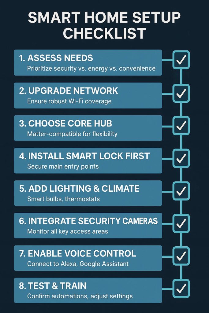 Smart home privacy checklist for beginners