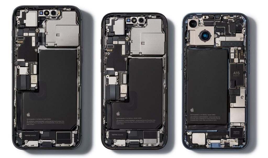 iPhone internal design and repair layout